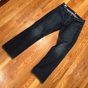 J Crew 32x32 mens kaihara denim (small hole on butt)